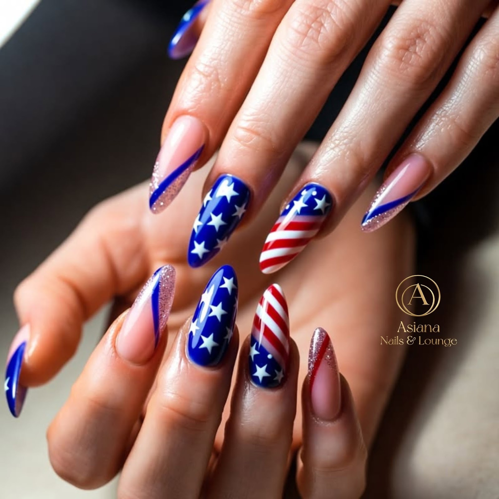 Asiana Nails & Lounge Parker logo